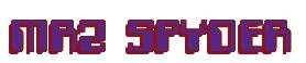 Rendering -MR2 SPYDER - using Computer Font