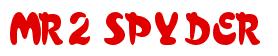 Rendering -MR2 SPYDER - using Reflex