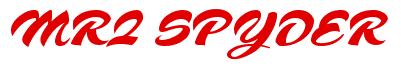 Rendering -MR2 SPYDER - using Voodoo Script