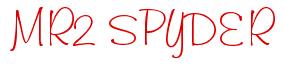 Rendering -MR2 SPYDER - using Freehand 591