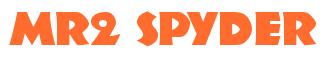 Rendering -MR2 SPYDER - using Informal