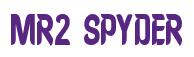 Rendering -MR2 SPYDER - using Callimarker