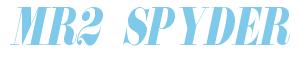Rendering -MR2 SPYDER - using Floral 