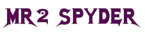 Rendering -MR2 SPYDER - using Megadeath