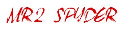 Rendering -MR2 SPYDER - using Scratch