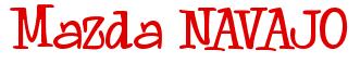 Rendering -Mazda NAVAJO - using Whoa Whoa