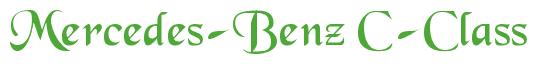 Rendering -Mercedes-Benz C-Class - using Black Chancery