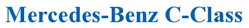 Rendering -Mercedes-Benz C-Class - using Times New Roman Bold