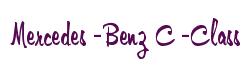 Rendering -Mercedes-Benz C-Class - using Memo
