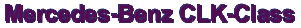 Rendering -Mercedes-Benz CLK-Class - using Arial Bold