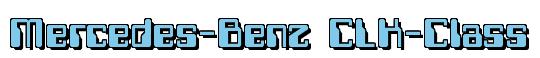 Rendering -Mercedes-Benz CLK-Class - using Computer Font