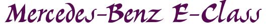 Rendering -Mercedes-Benz E-Class - using Braveheart