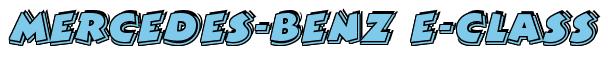 Rendering -Mercedes-Benz E-Class - using Comic Strip