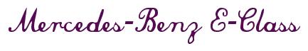 Rendering -Mercedes-Benz E-Class - using Commercial Script