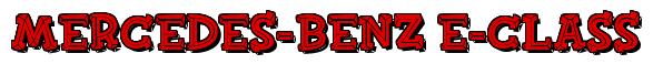 Rendering -Mercedes-Benz E-Class - using FinkBold