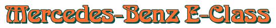 Rendering -Mercedes-Benz E-Class - using Romaneste