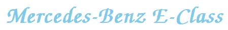 Rendering -Mercedes-Benz E-Class - using Zapf Chancery