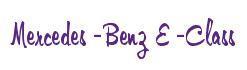 Rendering -Mercedes-Benz E-Class - using Memo