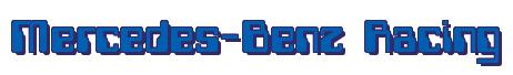 Rendering -Mercedes-Benz Racing - using Computer Font
