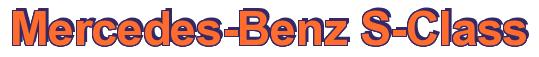 Rendering -Mercedes-Benz S-Class - using Arial Bold
