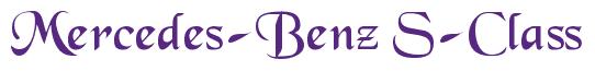 Rendering -Mercedes-Benz S-Class - using Black Chancery