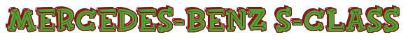 Rendering -Mercedes-Benz S-Class - using FinkBold