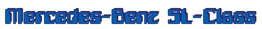 Rendering -Mercedes-Benz SL-Class - using Computer Font