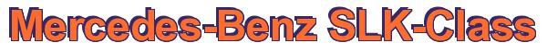 Rendering -Mercedes-Benz SLK-Class - using Arial Bold