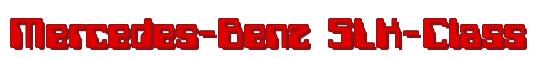 Rendering -Mercedes-Benz SLK-Class - using Computer Font