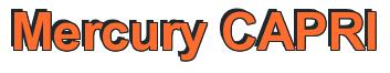 Rendering -Mercury CAPRI - using Arial Bold