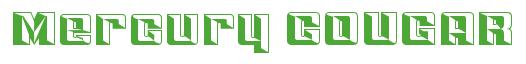 Rendering -Mercury COUGAR - using Race JLS