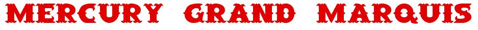 Rendering -Mercury GRAND MARQUIS - using Saloon