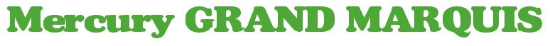 Rendering -Mercury GRAND MARQUIS - using Broadside