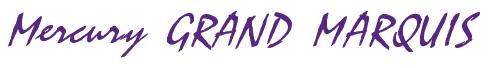 Rendering -Mercury GRAND MARQUIS - using Staccato