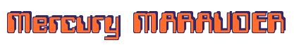 Rendering -Mercury MARAUDER - using Computer Font