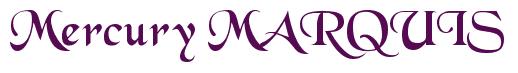 Rendering -Mercury MARQUIS - using Black Chancery