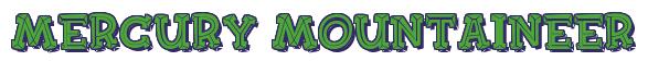 Rendering -Mercury MOUNTAINEER - using FinkBold