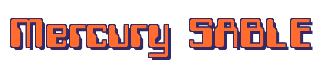 Rendering -Mercury SABLE - using Computer Font