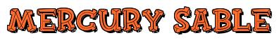 Rendering -Mercury SABLE - using FinkBold