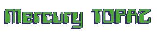 Rendering -Mercury TOPAZ - using Computer Font