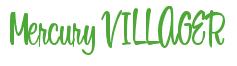 Rendering -Mercury VILLAGER - using Bean Sprout