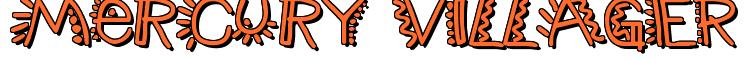 Rendering -Mercury VILLAGER - using Manic Pop Thrill 