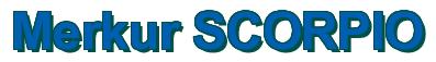 Rendering -Merkur SCORPIO - using Arial Bold