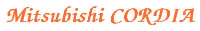 Rendering -Mitsubishi CORDIA - using Zapf Chancery