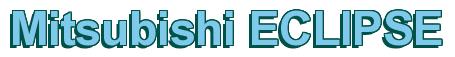 Rendering -Mitsubishi ECLIPSE - using Arial Bold