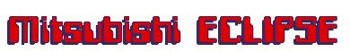 Rendering -Mitsubishi ECLIPSE - using Computer Font