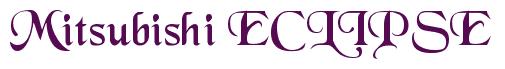 Rendering -Mitsubishi ECLIPSE - using Black Chancery