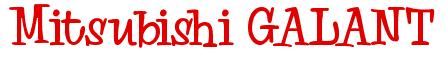 Rendering -Mitsubishi GALANT - using Whoa Whoa