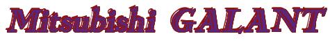 Rendering -Mitsubishi GALANT - using Romana