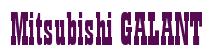 Rendering -Mitsubishi GALANT - using Bill Board